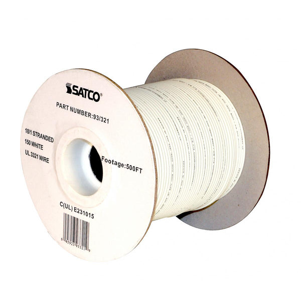 Satco - 93-321 - Lighting Bulk Wire - White from Lighting & Bulbs Unlimited in Charlotte, NC