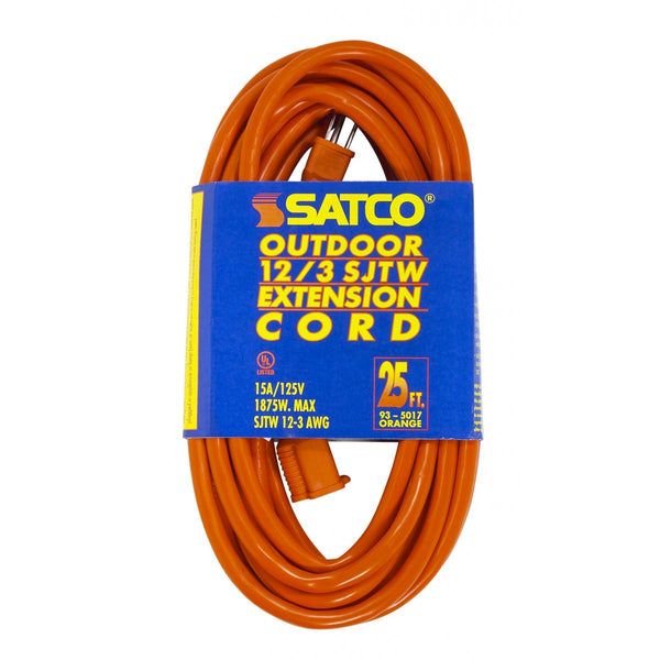 Satco - 93-5017 - Extension Cord - Orange from Lighting & Bulbs Unlimited in Charlotte, NC