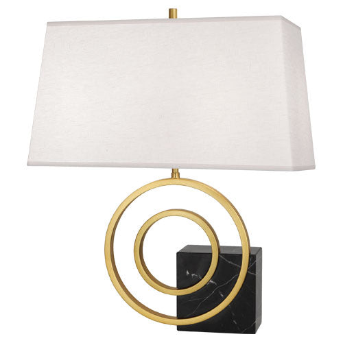 Robert Abbey - L911 - Two Light Table Lamp - Jonathan Adler Saturn - Antique Brass w/ Black Marble from Lighting & Bulbs Unlimited in Charlotte, NC