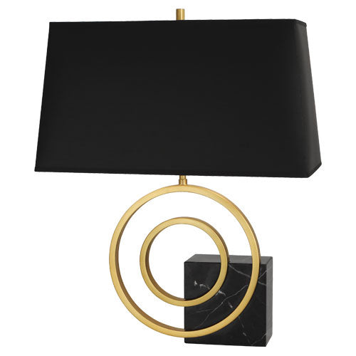 Robert Abbey - L911B - Two Light Table Lamp - Jonathan Adler Saturn - Antique Brass w/ Black Marble from Lighting & Bulbs Unlimited in Charlotte, NC
