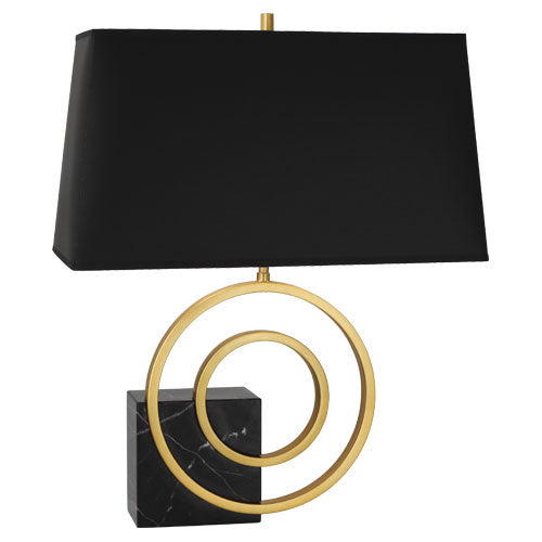 Robert Abbey - R911B - Two Light Table Lamp - Jonathan Adler Saturn - Antique Brass w/ Black Marble from Lighting & Bulbs Unlimited in Charlotte, NC