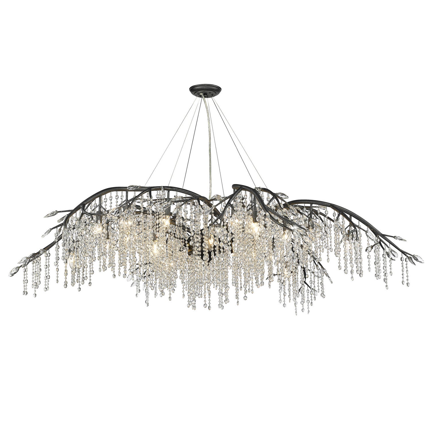 Golden - 9903-24 BI - 24 Light Chandelier - Autumn Twilight BI - Black Iron from Lighting & Bulbs Unlimited in Charlotte, NC