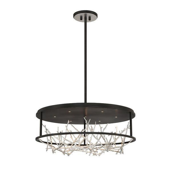 Eurofase - 38097-027 - LED Chandelier - Aerie - Black/Silver from Lighting & Bulbs Unlimited in Charlotte, NC