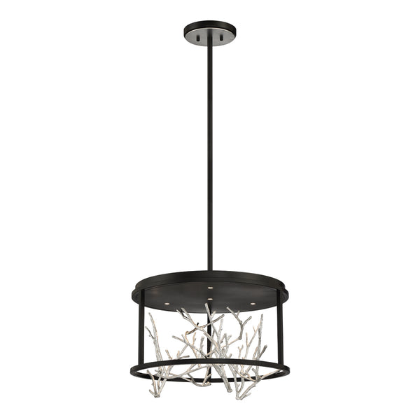 Eurofase - 38636-028 - LED Chandelier - Aerie - Black/Silver from Lighting & Bulbs Unlimited in Charlotte, NC