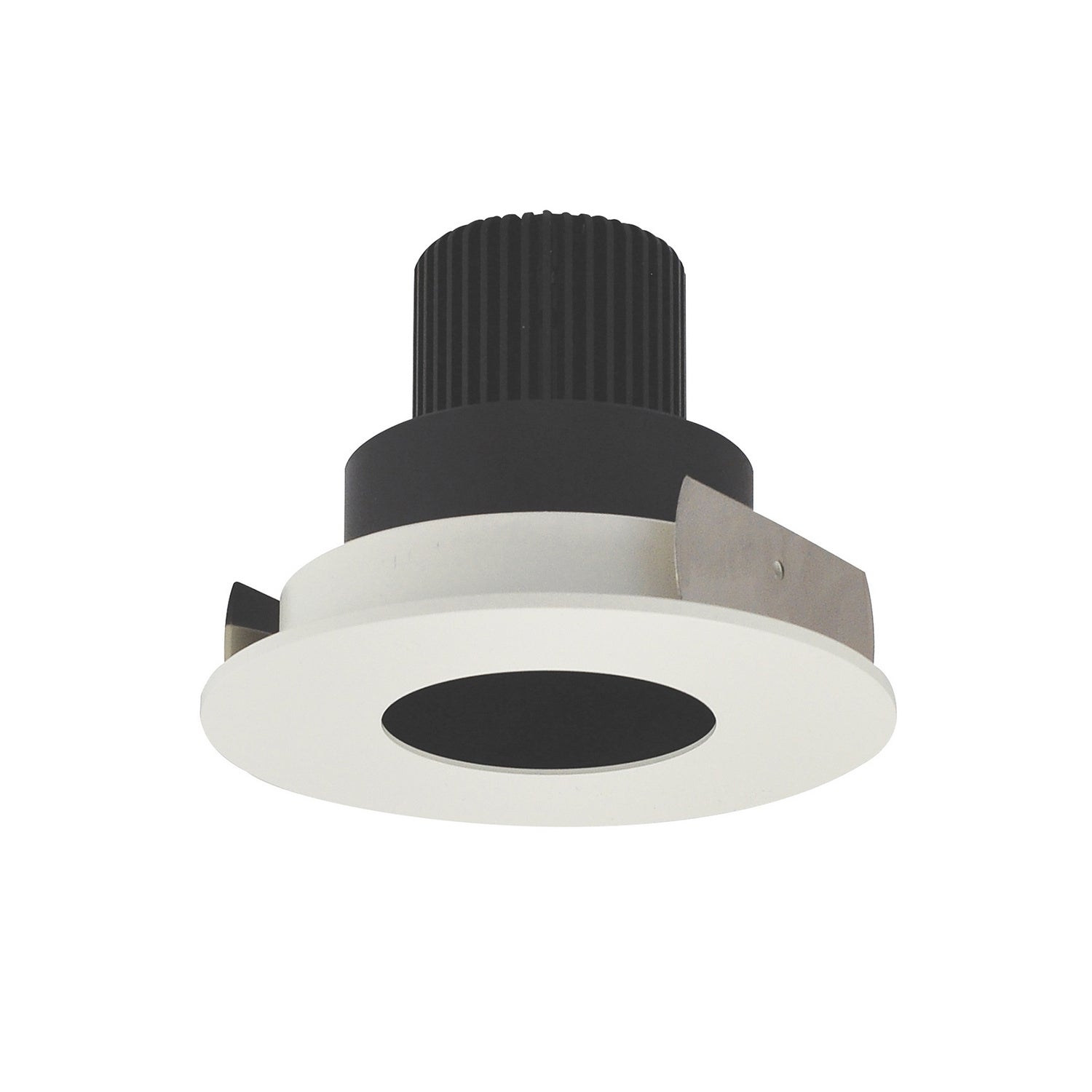 Nora Lighting - NIO-4RPH40XBMPW/10 - 4" Round Pinhole, - Rec Iolite - Black Pinhole / Matte Powder White Flange from Lighting & Bulbs Unlimited.