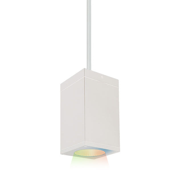 W.A.C. Lighting - DC-PD05-F-CC-WT - LED Pendant - Cube Arch - White from Lighting & Bulbs Unlimited in Charlotte, NC