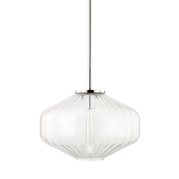 Hudson Valley - 1518-PN - One Light Pendant - Bennett - Polished Nickel from Lighting & Bulbs Unlimited in Charlotte, NC