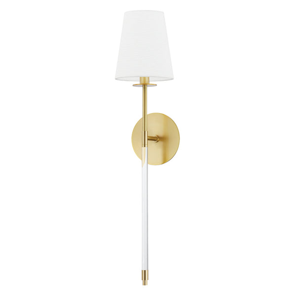 Hudson Valley - 2041-AGB - One Light Wall Sconce - Niagara - Aged Brass from Lighting & Bulbs Unlimited in Charlotte, NC