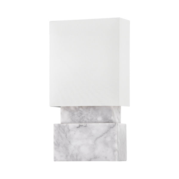 Hudson Valley - 3652-WM - Two Light Wall Sconce - Haight - White Marble from Lighting & Bulbs Unlimited in Charlotte, NC
