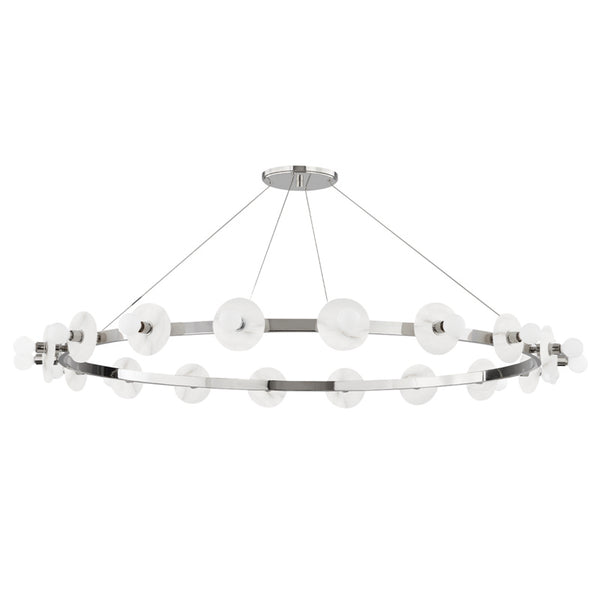 Hudson Valley - 4258-PN - 18 Light Chandelier - Austen - Polished Nickel from Lighting & Bulbs Unlimited in Charlotte, NC