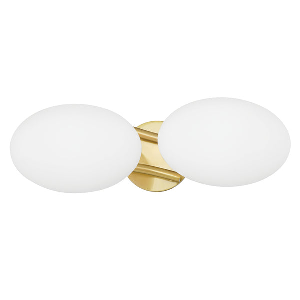 Hudson Valley - 5532-AGB - Two Light Bath Bracket - Wagner - Aged Brass from Lighting & Bulbs Unlimited in Charlotte, NC