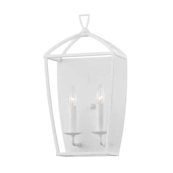 Hudson Valley - 8302-WP - Two Light Wall Sconce - Bryant - White Plaster from Lighting & Bulbs Unlimited in Charlotte, NC