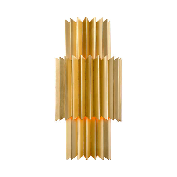 Corbett Lighting - 311-13 - Two Light Wall Sconce - Moxy - Gold Leaf from Lighting & Bulbs Unlimited in Charlotte, NC