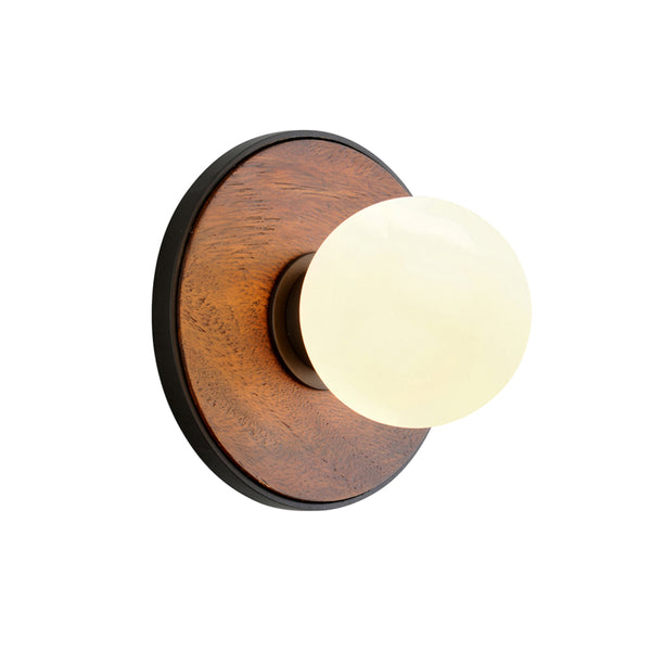 Troy Lighting - B7641-SBK - LED Wall Sconce - Cadet - Black And Natural Acacia from Lighting & Bulbs Unlimited in Charlotte, NC
