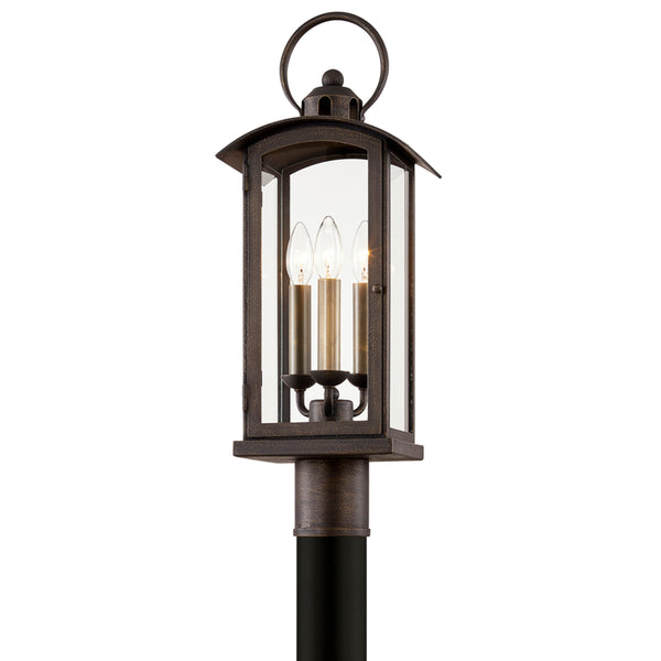 Troy Lighting - P7445 - Three Light Post Lantern - Chaplin - Vintage Bronze from Lighting & Bulbs Unlimited in Charlotte, NC