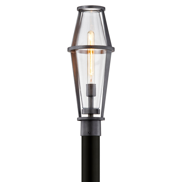 Troy Lighting - P7615 - One Light Post Mount - Prospect - Graphite from Lighting & Bulbs Unlimited in Charlotte, NC