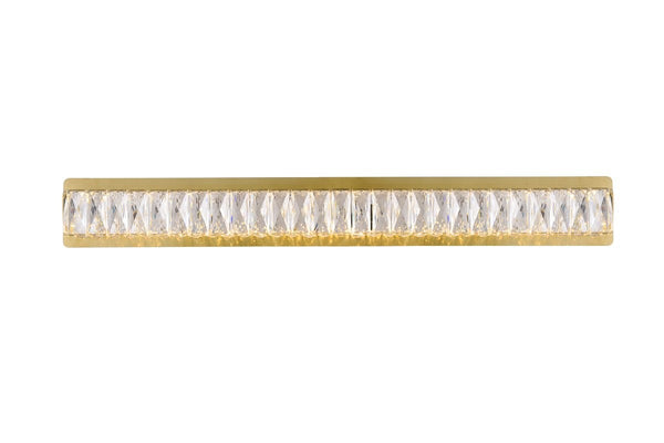 Elegant Lighting - 3502W35G - LED Wall Sconce - Monroe - Gold from Lighting & Bulbs Unlimited in Charlotte, NC