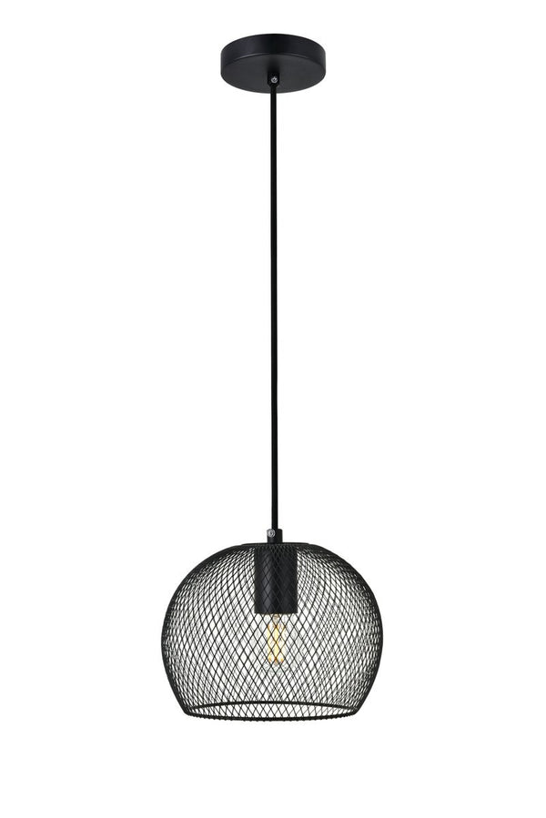 Elegant Lighting - LD2249BK - One Light Pendant - KELLER - Black from Lighting & Bulbs Unlimited in Charlotte, NC