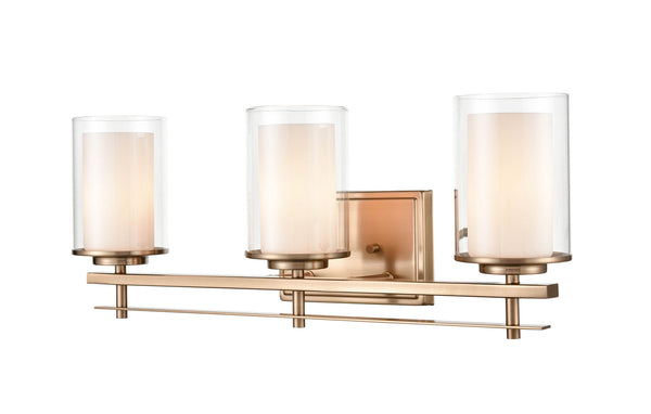 Millennium - 5503-MG - Three Light Wall Sconce - Huderson - Modern Gold from Lighting & Bulbs Unlimited in Charlotte, NC