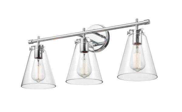 Millennium - 8123-CH - Three Light Vanity - Aliza - Chrome from Lighting & Bulbs Unlimited in Charlotte, NC