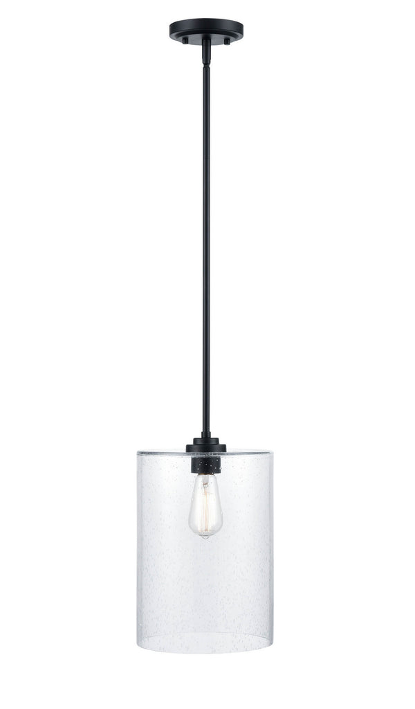Millennium - 9611-MB - One Light Mini Pendant - Moven - Matte Black from Lighting & Bulbs Unlimited in Charlotte, NC