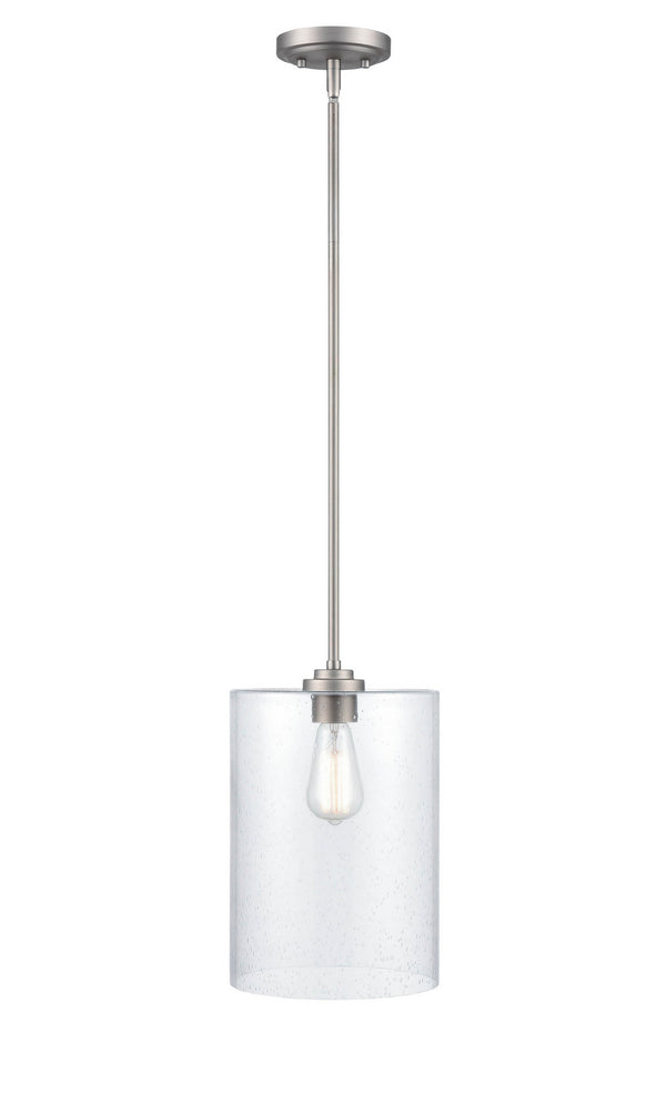 Millennium - 9611-SN - One Light Mini Pendant - Moven - Satin Nickel from Lighting & Bulbs Unlimited in Charlotte, NC