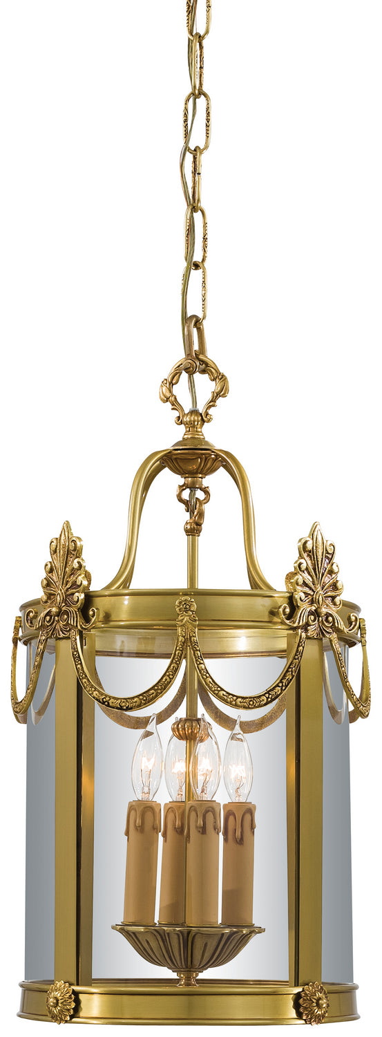 Metropolitan - N850704 - Four Light Foyer Pendant - Metropolitan - Dore Gold from Lighting & Bulbs Unlimited in Charlotte, NC
