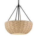 Golden - 1073-4P BLK - Four Light Pendant - Hathaway - Matte Black from Lighting & Bulbs Unlimited in Charlotte, NC