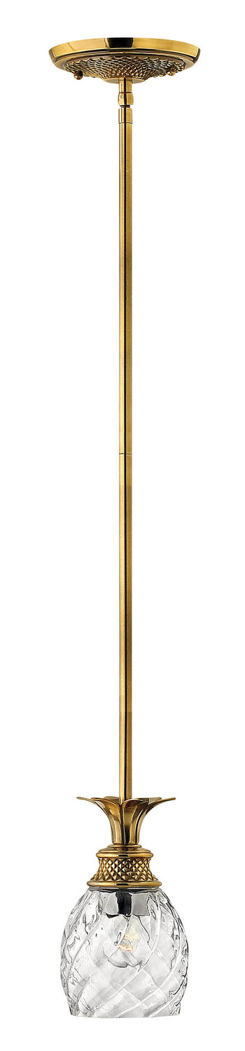 Hinkley - 5317BB - LED Pendant - Plantation - Burnished Brass from Lighting & Bulbs Unlimited in Charlotte, NC