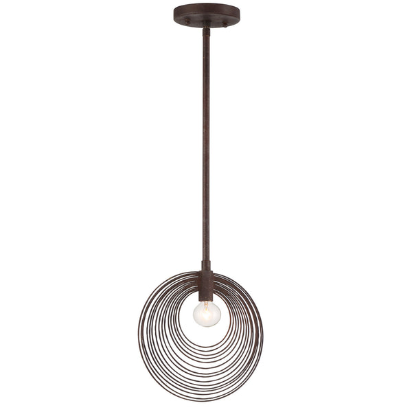 Crystorama - DOR-B7700-FB - One Light Pendant - Doral - Forged Bronze from Lighting & Bulbs Unlimited in Charlotte, NC