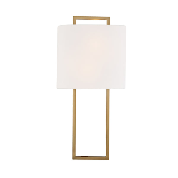Crystorama - FRE-422-VG - Two Light Wall Mount - Fremont - Vibrant Gold from Lighting & Bulbs Unlimited in Charlotte, NC