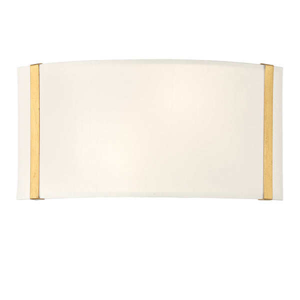 Crystorama - FUL-902-GA - Two Light Wall Mount - Fulton - Antique Gold from Lighting & Bulbs Unlimited in Charlotte, NC