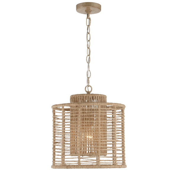 Crystorama - JAY-A5001-BS - One Light Pendant - Jayna - Burnished Silver from Lighting & Bulbs Unlimited in Charlotte, NC