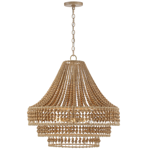 Crystorama - SIL-B6006-BS - Six Light Chandelier - Silas - Burnished Silver from Lighting & Bulbs Unlimited in Charlotte, NC