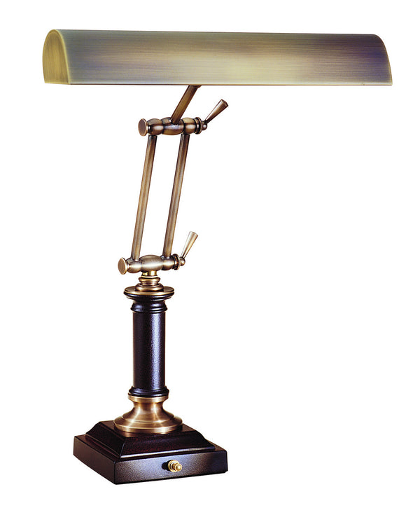 Two Light Piano/Desk Lamp from the Piano/Desk Collection in Antique Brass Finish by House of Troy