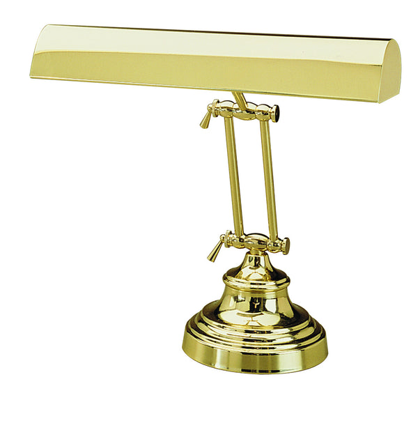 Two Light Piano/Desk Lamp from the Piano/Desk Collection in Polished Brass Finish by House of Troy
