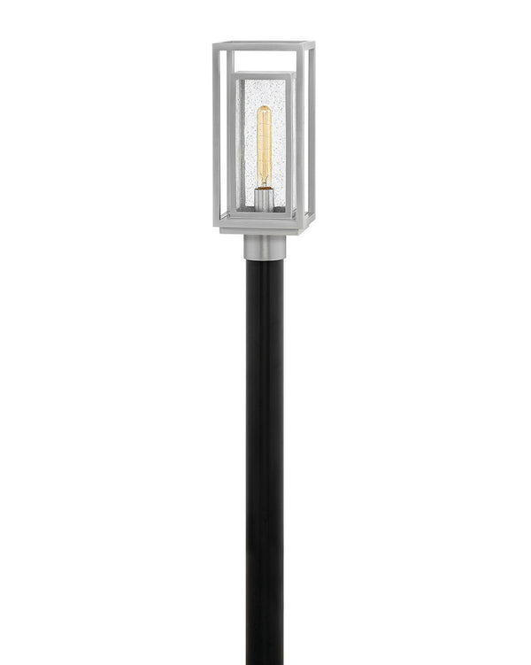 Hinkley - 1001SI-LV - LED Post Top or Pier Mount Lantern - Republic - Satin Nickel from Lighting & Bulbs Unlimited in Charlotte, NC