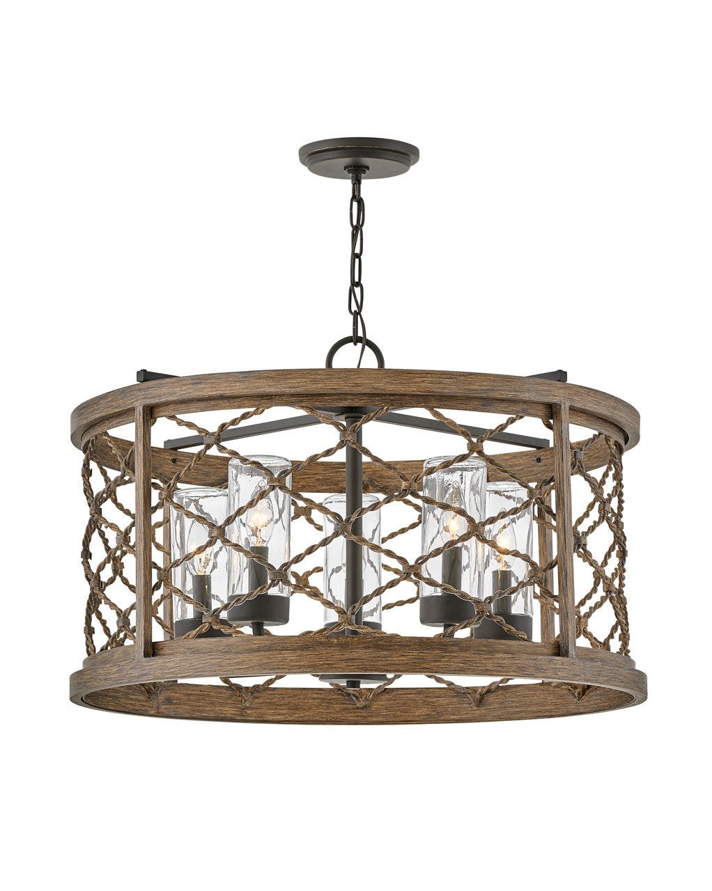 Hinkley - 12395OZ - LED Chandelier - Finn - Oil Rubbed Bronze from Lighting & Bulbs Unlimited in Charlotte, NC