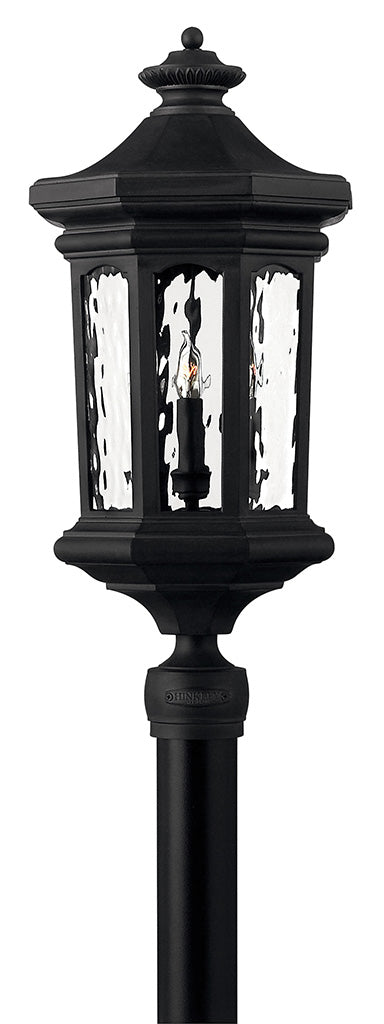 Hinkley - 1601MB-LV - LED Post Top or Pier Mount Lantern - Raley - Museum Black from Lighting & Bulbs Unlimited in Charlotte, NC
