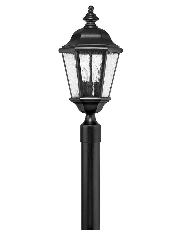 Hinkley - 1671BK-LV - LED Post Top or Pier Mount Lantern - Edgewater - Black from Lighting & Bulbs Unlimited in Charlotte, NC