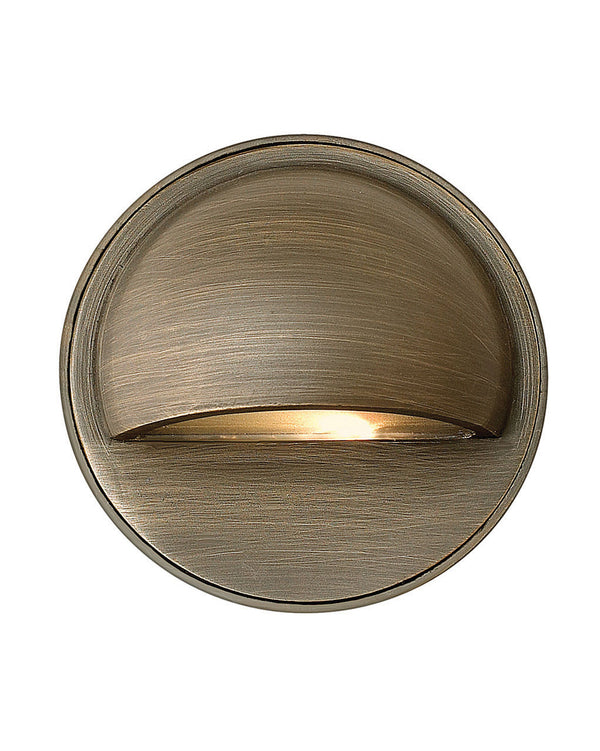 Hinkley - 16801MZ-LL - LED Deck Sconce - Hardy Island Round Eyebrow Deck Sconce - Matte Bronze from Lighting & Bulbs Unlimited in Charlotte, NC