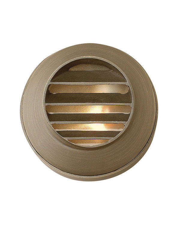Hinkley - 16804MZ-LL - LED Deck Sconce - Hardy Island Round Louvered Deck Sconce - Matte Bronze from Lighting & Bulbs Unlimited in Charlotte, NC