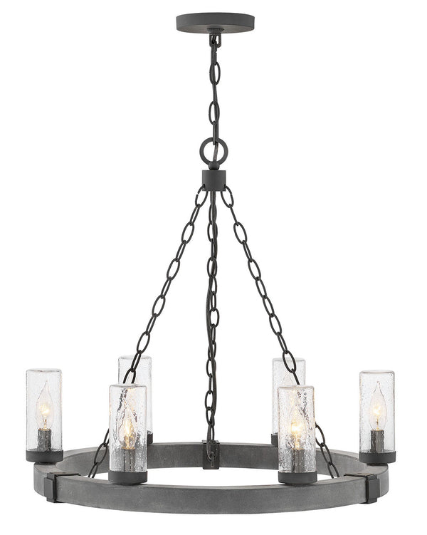 Hinkley - 29206DZ-LV - LED Outdoor Lantern - Sawyer - Aged Zinc from Lighting & Bulbs Unlimited in Charlotte, NC