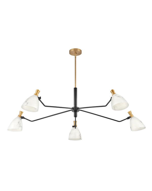 Hinkley - 33795HB - LED Chandelier - Sinclair - Heritage Brass from Lighting & Bulbs Unlimited in Charlotte, NC