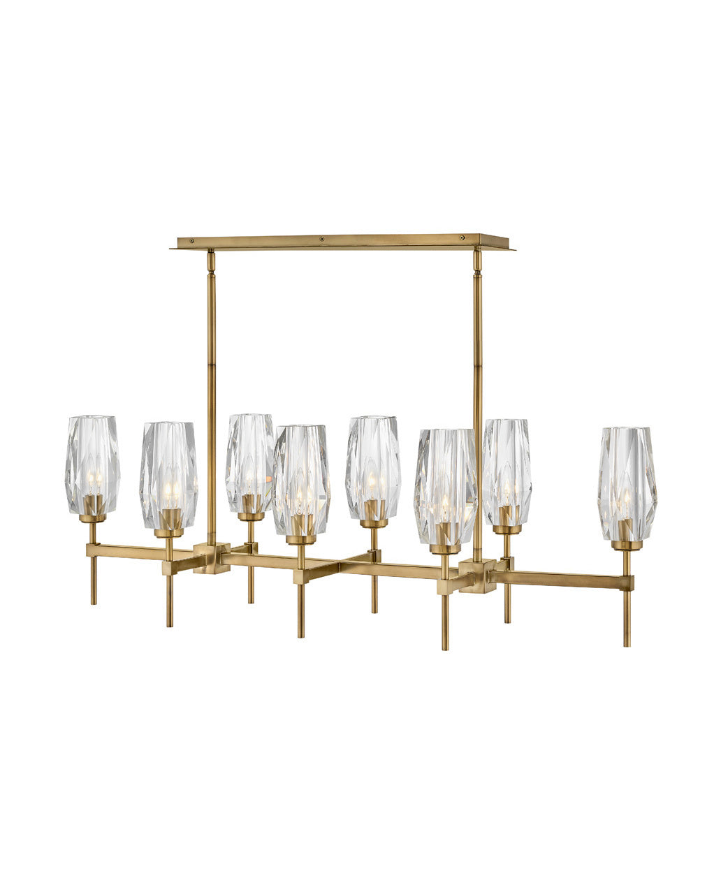 Hinkley - 38256HB - LED Linear Chandelier - Ana - Heritage Brass from Lighting & Bulbs Unlimited in Charlotte, NC