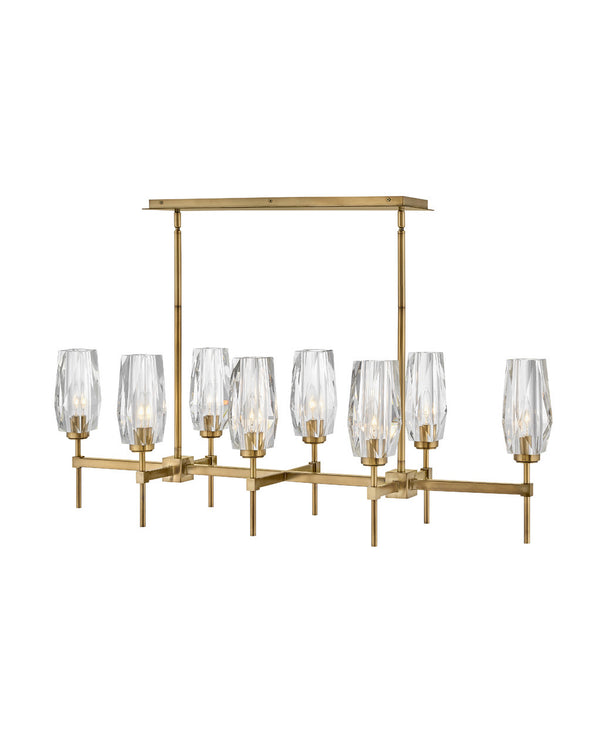 Hinkley - 38256HB - LED Linear Chandelier - Ana - Heritage Brass from Lighting & Bulbs Unlimited in Charlotte, NC