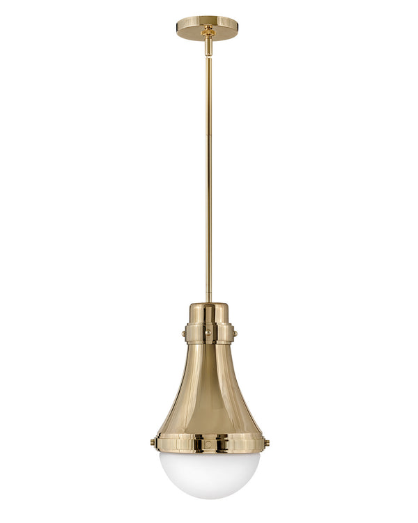 Hinkley - 39057BBR - LED Pendant - Oliver - Bright Brass from Lighting & Bulbs Unlimited in Charlotte, NC