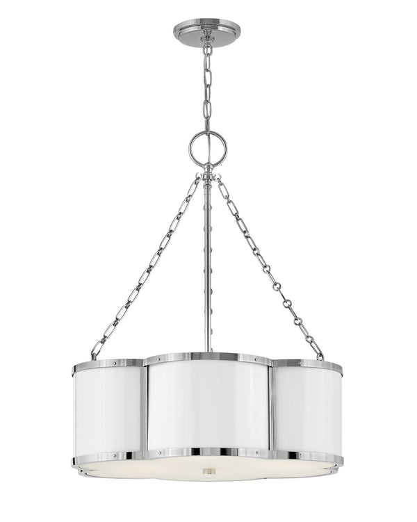 Hinkley - 4446PN - LED Pendant - Chance - Polished Nickel from Lighting & Bulbs Unlimited in Charlotte, NC
