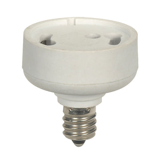 Satco - 80-2541 - E12 Candelabra To Gu24 Adapter from Lighting & Bulbs Unlimited.