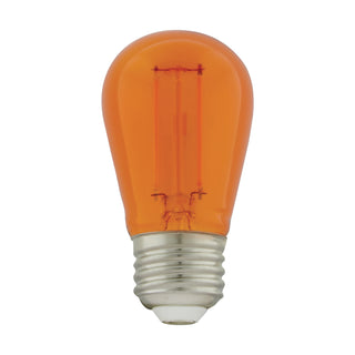 Satco - S8026 - Light Bulb - Transparent Orange from Lighting & Bulbs Unlimited in Charlotte, NC